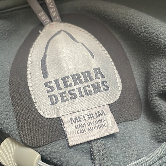 Sierra Designs lightweight black zip up outdoor jacket size medium - Picture 9 of 11